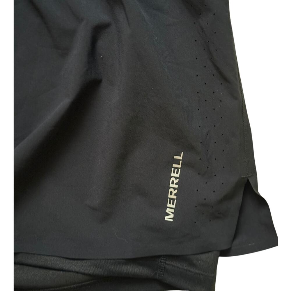 Merrell Running Skort Performance Activewear Modern Women Size Large Black Solid - Picture 2 of 3